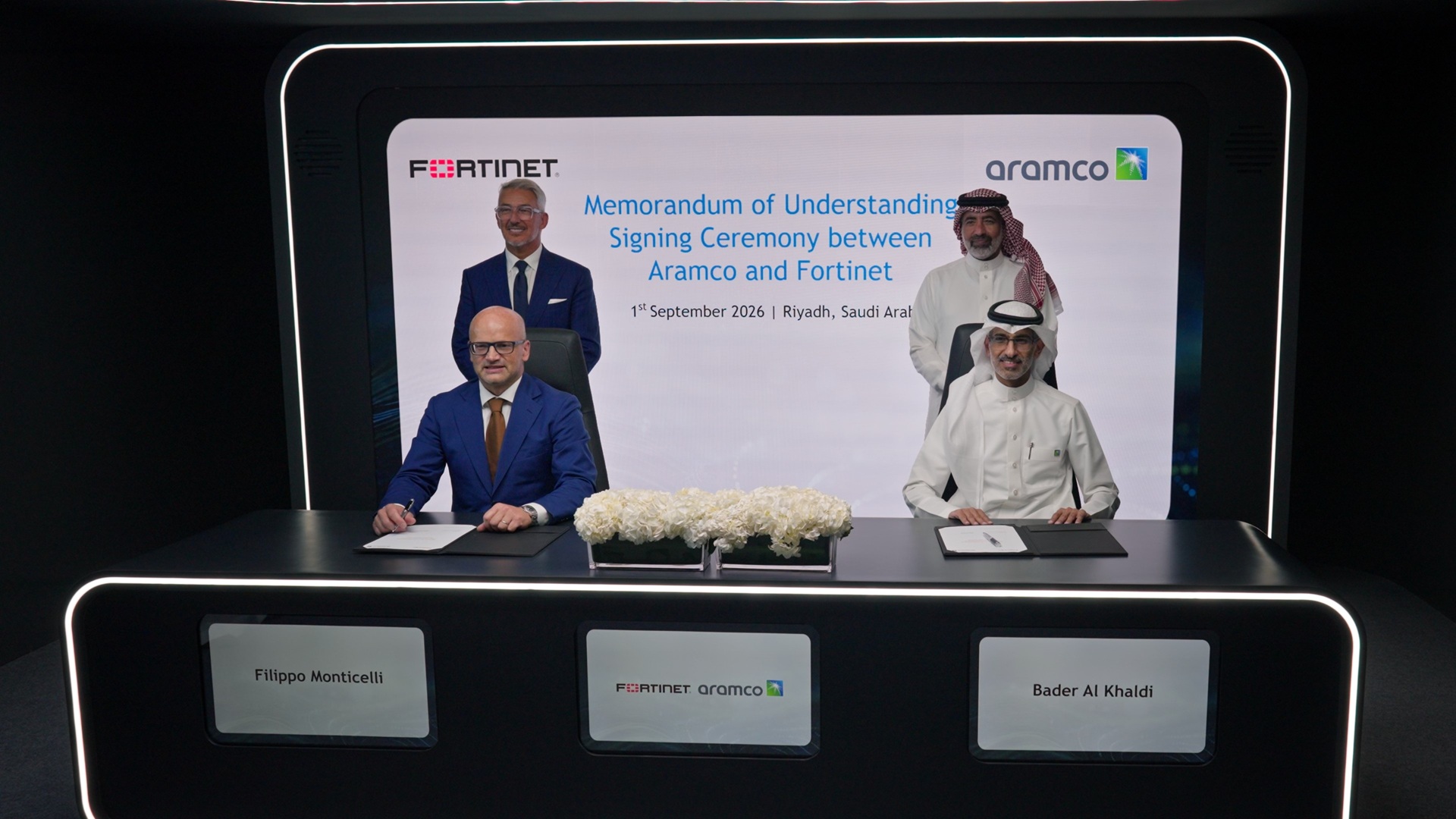 Fortinet and Aramco sign MoU on industrial cybersecurity in Saudi Arabia